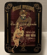 1995 Upper Deck Metallic Impressions:  Babe Ruth Set (Golden Embossed Metal)