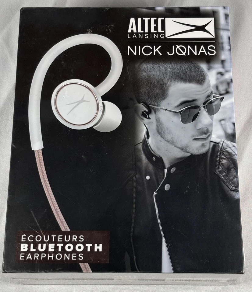 NOVO Altec Lansing NJEP-1-RG-FR Nick Jonas fones de ouvido Bluetooth caixa lacrada - Imagem 1 de 2