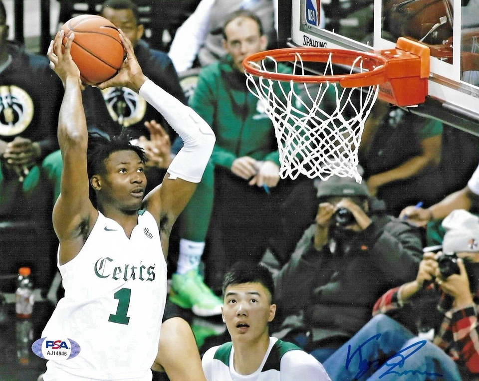 Jonathan Kuminga NBA Basketball G League Ignite Signed 8x10 Photo PSA/DNA COA B - Image 1 of 1