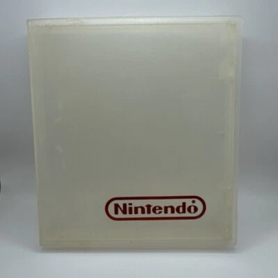 Clear Official Nintendo NES Rental Plastic Clam Shell Game Case Authentic OEM - Image 1 of 4