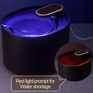 3L Katzenbrunnen Trinkbrunnen Katzenbrunnen mit LED für Katzen Hunde Haustier - Bild 1 von 15