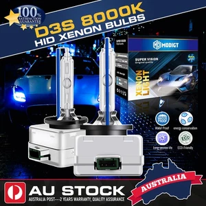 2PCS D3S Xenon HID Headlight Bulbs 8000K 35W 12V For Audi Ford VW Volvo Jeep - Picture 1 of 23