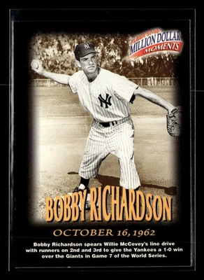 1997-98 Fleer Million Dollar Moments Bobby Richardson #27 - Image 1 of 2