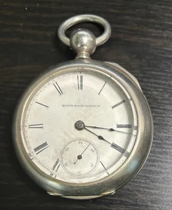 1885 ELGIN TASCHENUHR - 7 JEWEL - 18ER JAHRE - GRADE 7 - #1536452 - LÄUFT - Bild 1 von 9