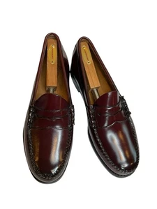 Weejuns Men's Penny Loafers GH Bass & Company Size 9.5 Bradford Cordovan NIB - Picture 1 of 8