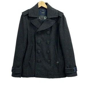Diesel Peacoat Men's S Damage Details ・Neck around Cuff Hem: Fluff Item 0579abb - Picture 1 of 7