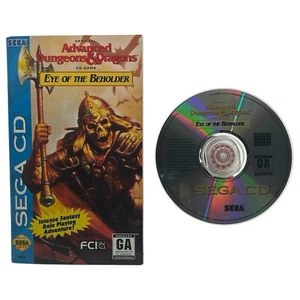 Disco probado y manual Advanced Dungeons & Dragons: Eye of The Beholder (Sega CD) - Imagen 1 de 5