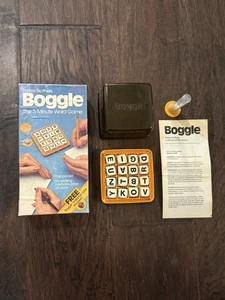 1983 Parker Brothers Boggle Game With Challenge Cube  Complete - Picture 1 of 7