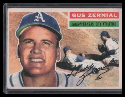 1956 Topps #45 Gus Zernial Gray Back VG - Image 1 of 2