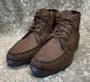 vintage DEXTER Made in USA ๐บ๐ธ Brown Leather Chukka Boots men 13 - Picture 1 of 20