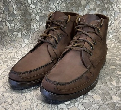Botas Chukka De Colección DEXTER Hechas en EE. UU. 🇺🇸 Cuero Marrón Hombres 13 Foto 1 de 4