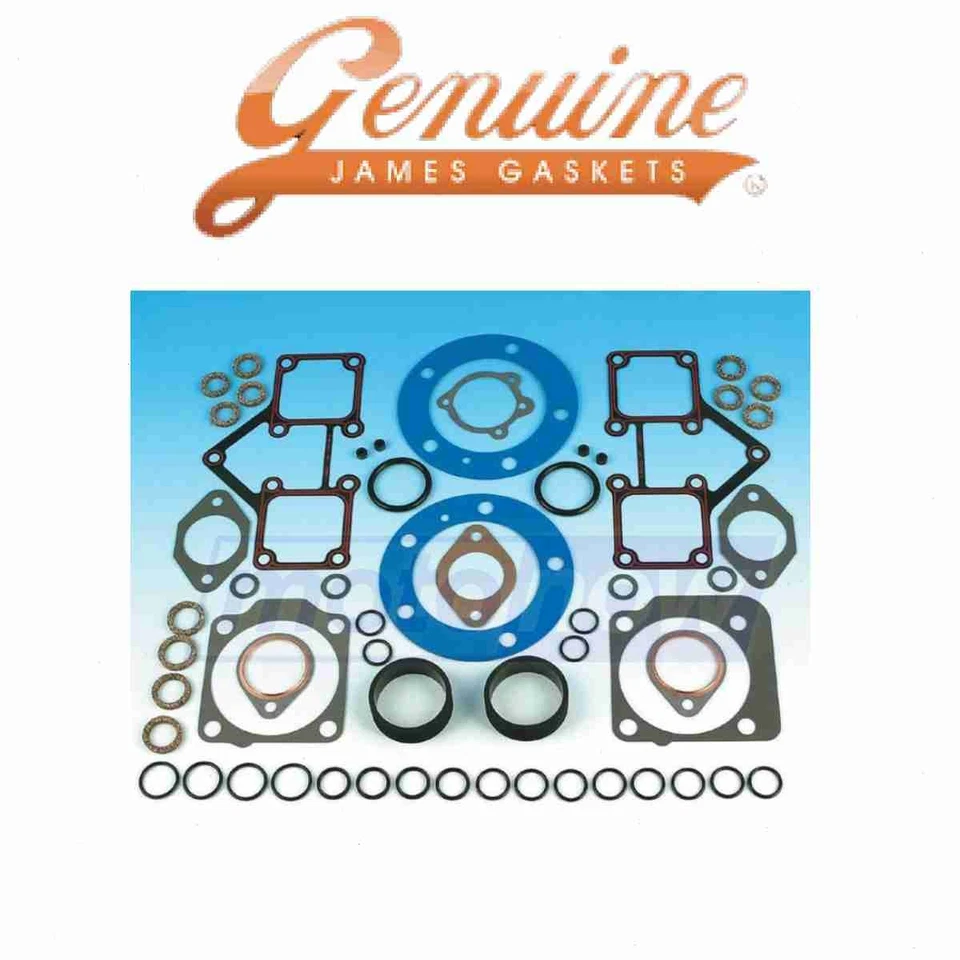 James Gasket Complete Motor Gasket Set for 1966-1969 Harley Davidson FLHFB fs Foto 1 de 4