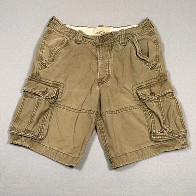 Hollister Shorts Men 30 Beige Cargo Utility Military Combat Baggy Paratrooper - Image 1 of 4