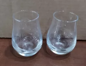 SET OF 2 Highland Park Viking Minnesota drinking shot glasses (Glass) small 3" - Picture 1 of 4