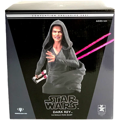 Star War The Rise of Skywalker Dark Rey Mini Bust 2021 NYCC Exclusive Statue NIB - Image 1 of 4