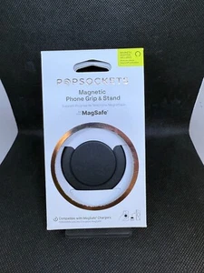 Popsockets - Magnetic MAGSAFE Phone Grip & Stand BLACK Magnetic Adapter included - Picture 1 of 2