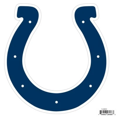 Ímã Indianapolis Colts 8" vinil externo classificação geladeira automática time de futebol americano NFL - Imagem 1 de 2