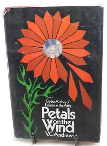 1980 VC Andrews Petals on the Wind Hardcover HCDJ Sequel to Flowers # 2 YA Horro - Foto 1 di 4