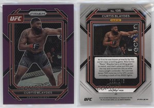 2023 Panini Prizm UFC Purple Prizm /149 Curtis Blaydes #135