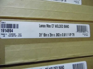 Lenox Max CT welded Band 31'6" X 2 X .063 X .91/1.1 VPTR - Picture 1 of 2