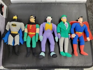 Vintage 1998 DC Comics Plush Superheroes Figures. Lot Of 5. China - Picture 1 of 21