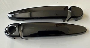 V2 GLÄNZEND SCHWARZ TÜRGRIFFABDECKUNGEN BMW 1 2 3 4ER F21 F22 F32 F33 F34 F36 - Bild 1 von 3