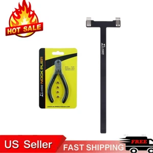 1 juego de alicates de hebilla de tiro con arco compuesto de levadura de arco recurvo - Imagen 1 de 6