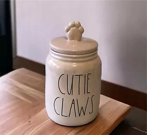 Brandneu RAE DUNN Cutie Claws Kanister mit Pfotenaufsatz - Bild 1 von 8
