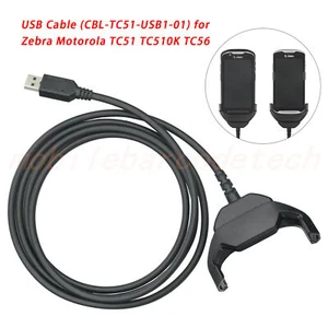 Câble de charge USB neuf (CBL-TC51-USB1-01) pour Zebra TC51 TC510K TC52 TC57 TC56 - Photo 1/12