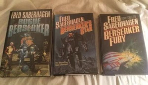 3 HC 1st Edition Fred Saberhagen: Rogue Berserker, Berserker’s Star, B Fury - Picture 1 of 10