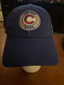Women’s 9-twenty Blue with pink glitter logo Chicago cubs new era cap Strap Back - Picture 1 of 9