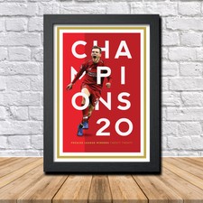 Champions of England Liverpool Robertson Limited Edition Poster Print 2020