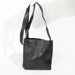 PRE-LOVED Hermès Tudu Leather Black Silver Metal Fittings Tasche Vintage - Bild 1 von 8