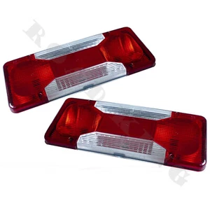 2 x Passend Fiat Ducato Boxer Iveco Daily Rückleuchte Lichtscheibe Rücklichtglas - Bild 1 von 2