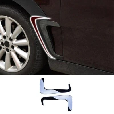 Ajuste para Mini Cooper Clubman F54 negro titanio puerta delantera guardabarros cubierta moldura Foto 1 de 4