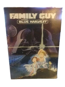 Family Guy Blue Harvest 2 Disc DVD Trading Cards XL T Shirt 3D Glasses Booklet - Picture 1 of 11