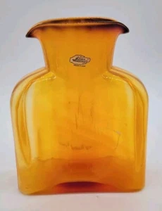 Blenko Dreamsicle Straight Optic 384 Water Bottle - Picture 1 of 7