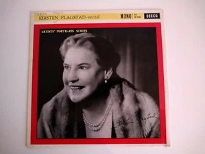 KIRSTEN FLAGSTAD Recital Artists' Portraits Series 10" Vinyl Record LP - Picture 1 of 4