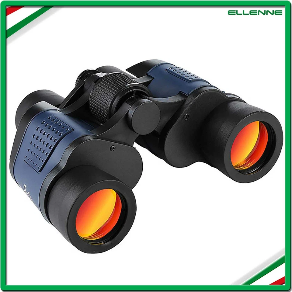 ✅ BINOCOLO VISIONE NOTTURNA 60X60 3000M MILITARE CACCIA CAMPING MONTAGNA ✅ - Immagine 1 di 4