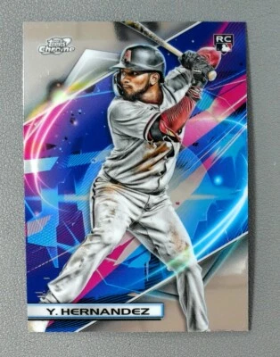 2022 Topps Chrome Cosmic #57 Yonny Hernandez Arizona Diamondbacks - Image 1 of 2