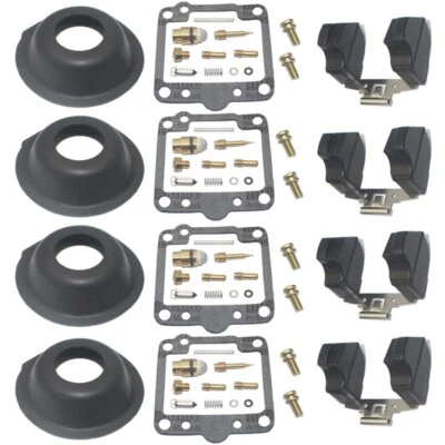 4X FOR Yamaha XS1100 XS1100L XS1100S 80-81 Carburetor repair Float Kit Diaphragm - Image 1 of 3