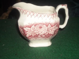 Vecchia crema porcellana Waller Rose Sloe Bodkin rosa usata - Foto 1 di 6