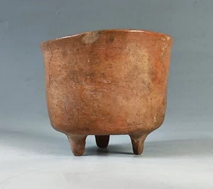 Barco trípode precolombino Teotihuacán aprox. 100 aC-800 CE México - Imagen 1 de 4