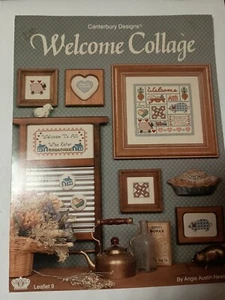 Canterbury Designs Welcome Collage - Angie Newton Cross stitch pattern 1988 E5 - Picture 1 of 1