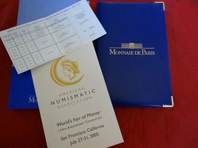 2005 Monnaie de Paris Special Limited Edition 9 Coins Euros Proof Set With COA - Image 1 of 4