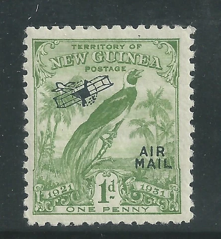 New Guinea Scott # C15 MH Air Mail Single Cover