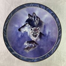 Golden Generations Plate Spirit Of The Wilderness #4 Eddie LePage Wolf Wolves