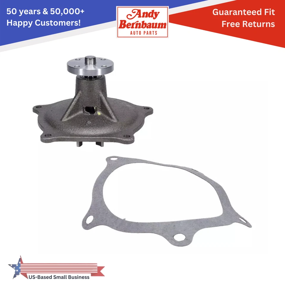 Conjunto de bomba de agua y junta de enfriador de motor delantero Chrysler Imperial 1957-1958 Foto 1 de 3