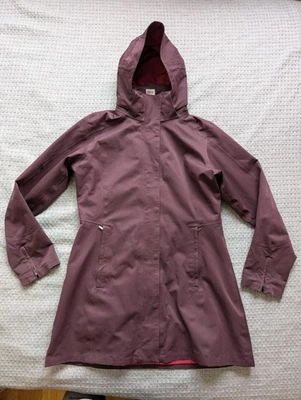 Chaqueta Patagonia Mujer Grande Púrpura H2No Abrigo de Lluvia Con Capucha Impermeable Trench Foto 1 de 4