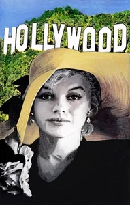Steve Kaufman "Sophisticated Marilyn - Hollywood" | Large Unique Painting 46x28" - Picture 1 of 3